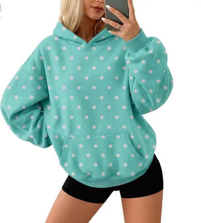 Women's Oversized Fleece Hoodie Pullover