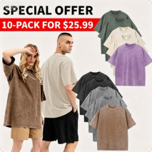 Unisex Plus Size 100% Cotton Acid Wash Oversized Heavyweight Vintage T-Shirt – Couple Style