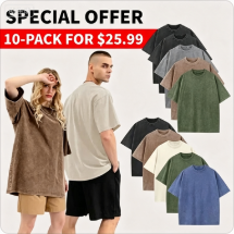 Unisex Plus Size 100% Cotton Acid Wash Oversized Heavyweight Vintage T-Shirt – Couple Style
