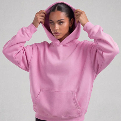Women's Oversized Fleece Hoodie Pullover