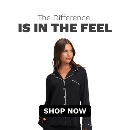 Women's Bamboo Long-Sleeve Pajama Set with Pockets