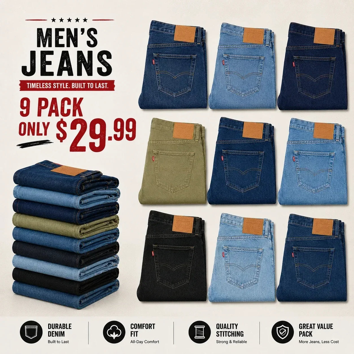 💝💝 Clearance Sale — Limited Stock! 🔥ORIGINAL FIT JEANS