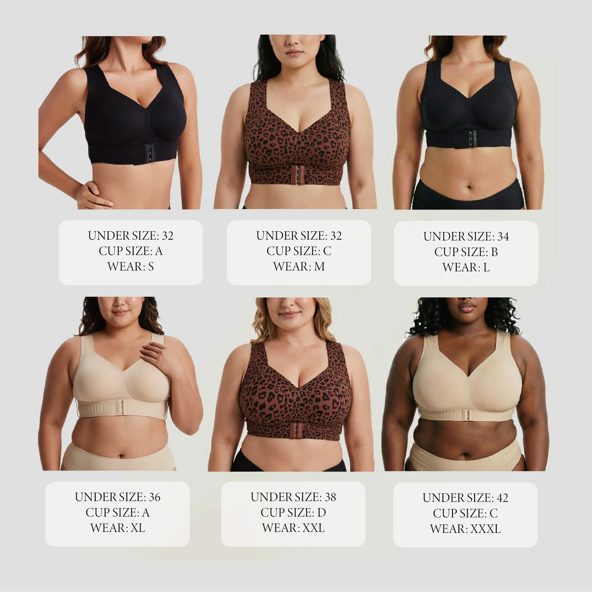 Posture Bra Wireless Seamless Molded Cups