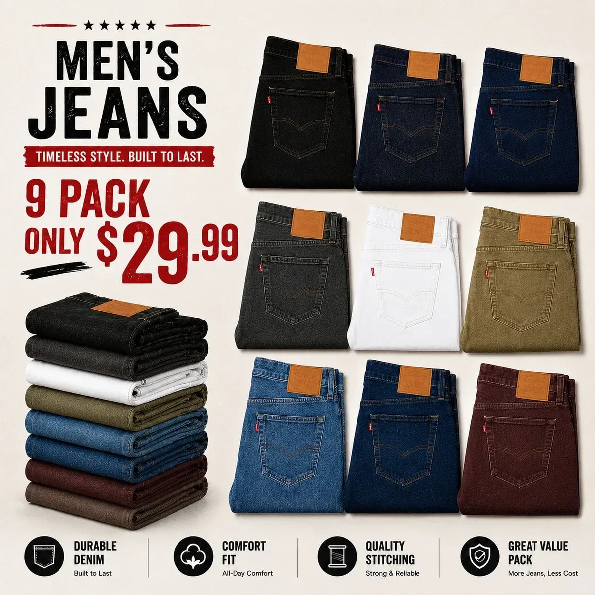 💝💝 Clearance Sale — Limited Stock! 🔥ORIGINAL FIT JEANS