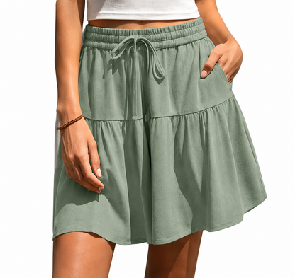 Women's Wide Leg Summer Shorts – Effortless Style
