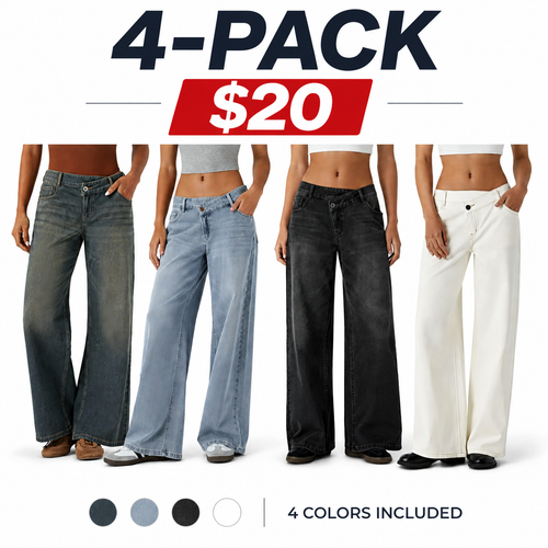 😍Promotion Day 😍Women's Low Rise Wide Leg Jeans