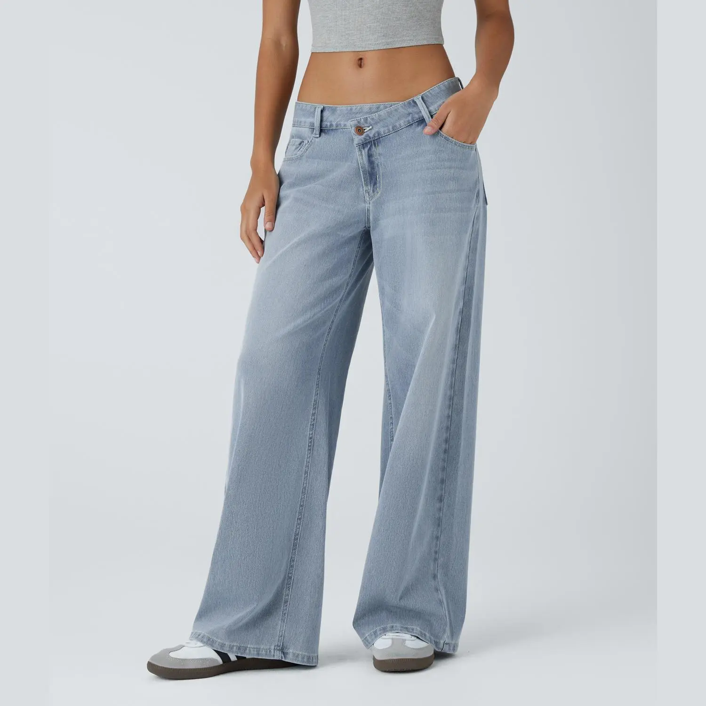 😍Promotion Day 😍Women's Low Rise Wide Leg Jeans