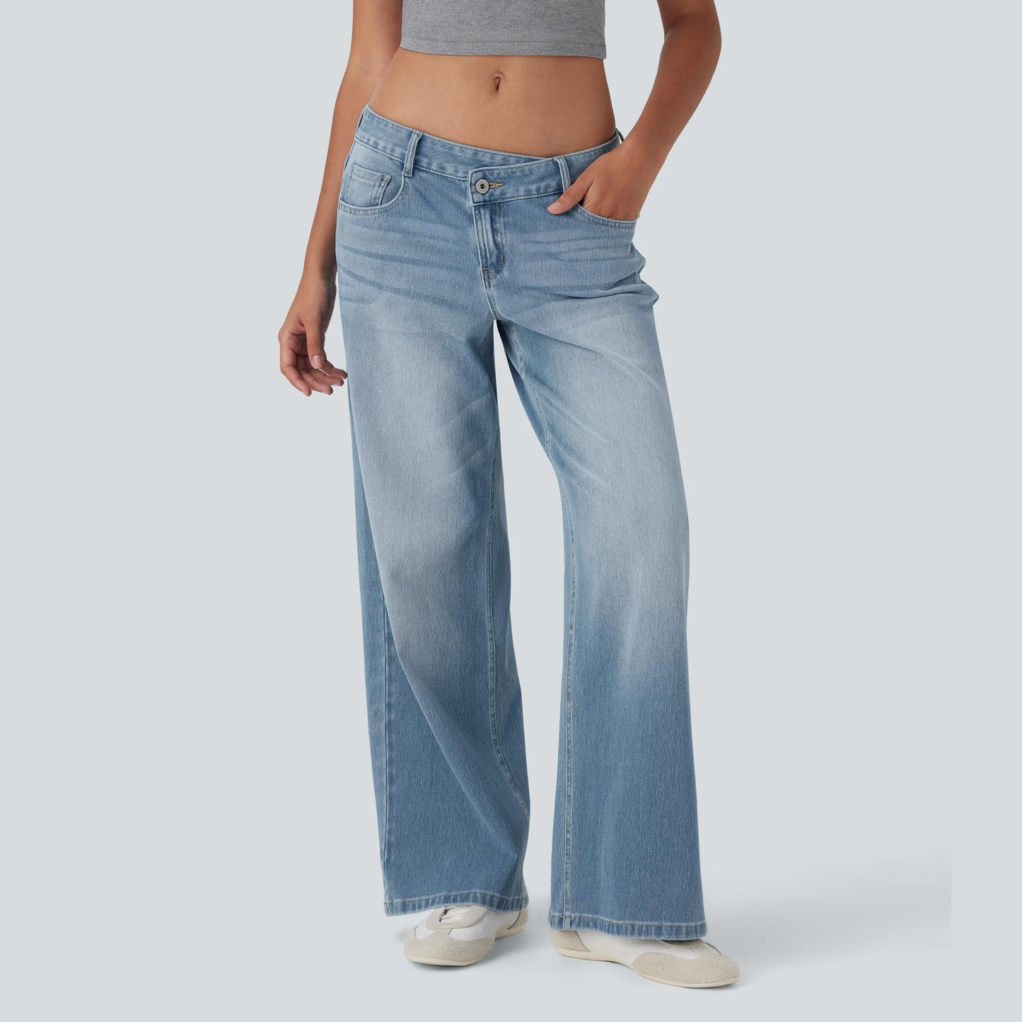 😍Promotion Day 😍Women's Low Rise Wide Leg Jeans