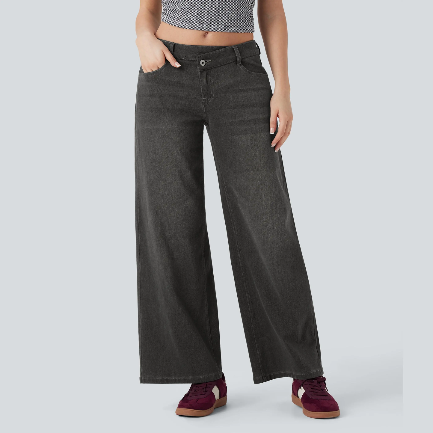 😍Promotion Day 😍Women's Low Rise Wide Leg Jeans
