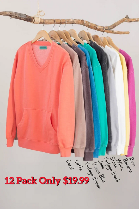 Cozy V-Neck Sweatshirt