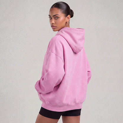 Women's Oversized Fleece Hoodie Pullover