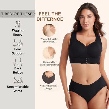 Posture Bra Wireless Seamless Molded Cups