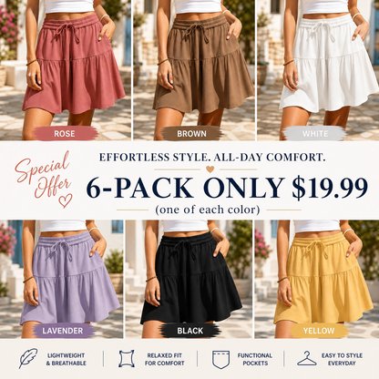 Women's Wide Leg Summer Shorts – Effortless Style